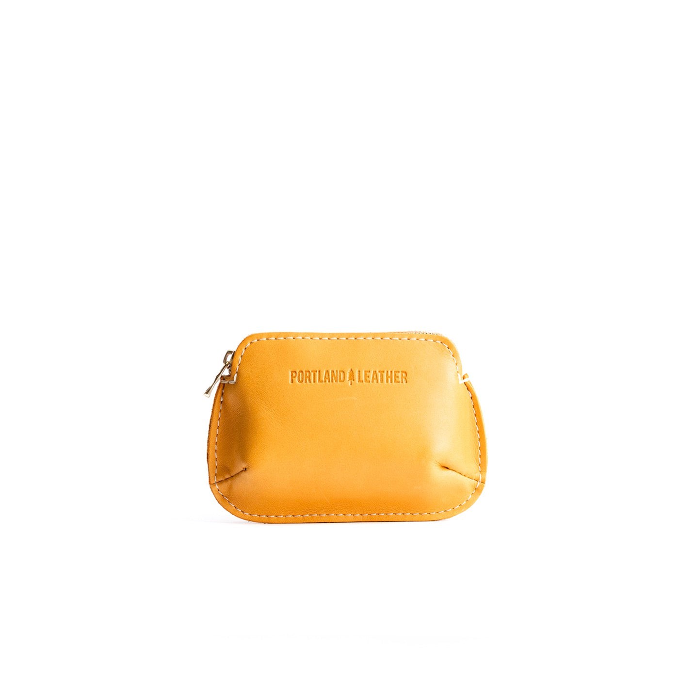 Sunflower Small | Small pouch with top zipper and curved edges