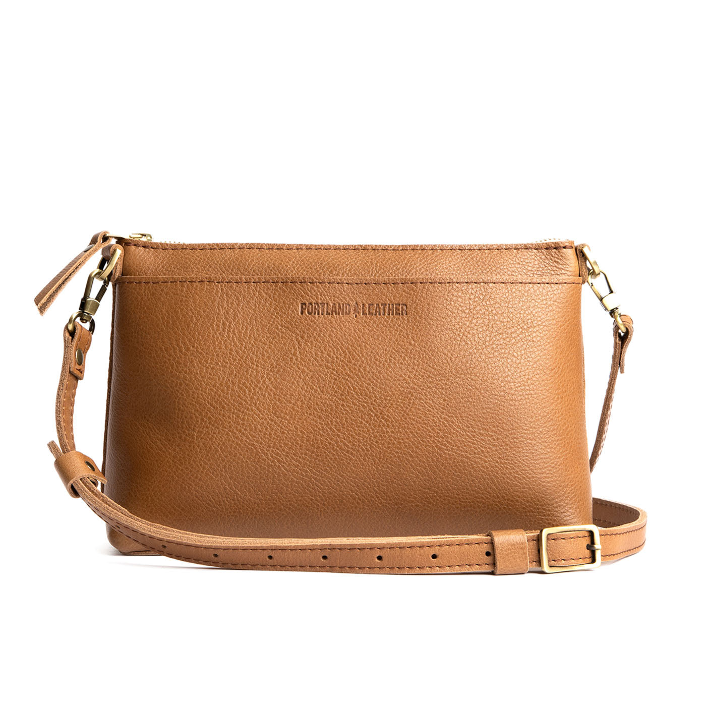 Shortbread | Zip top petite crossbody bag with detachable strap