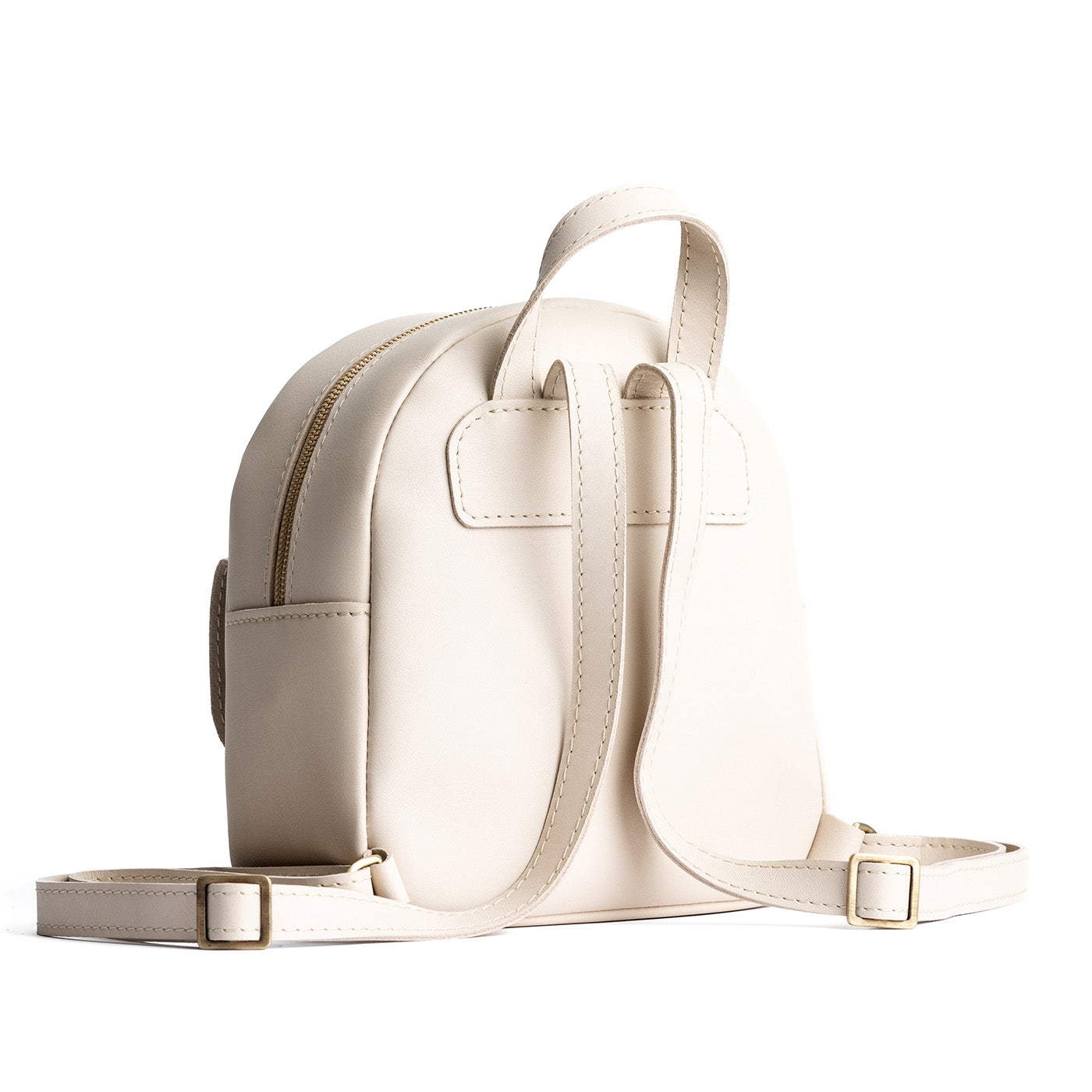 Bone | Small zip backpack with snap front pocket