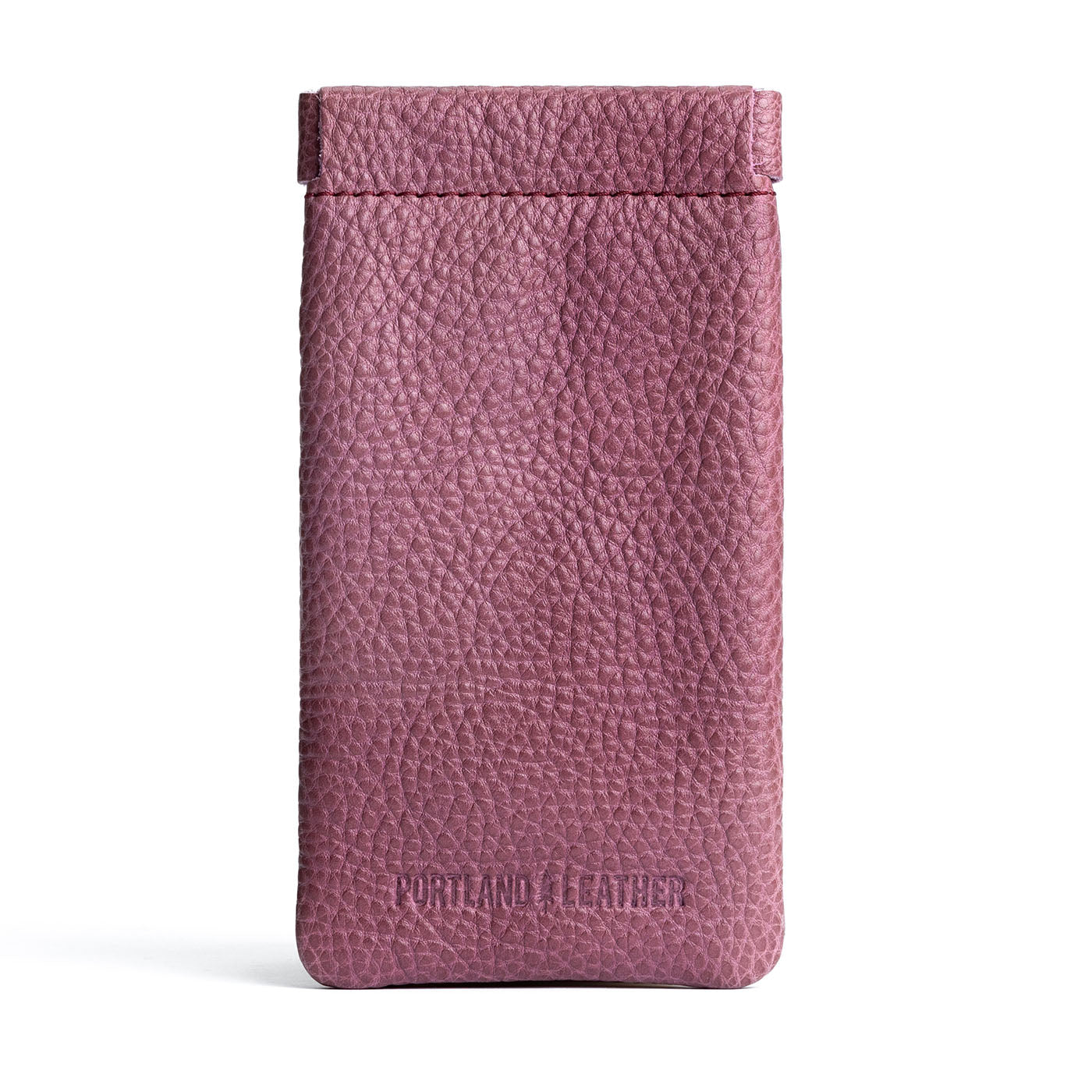 Kyoto | Leather glasses case with hidden metal spring closure