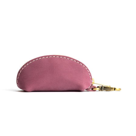 All Color: Foxglove | Small taco shaped pouch, swivel lobster clasp