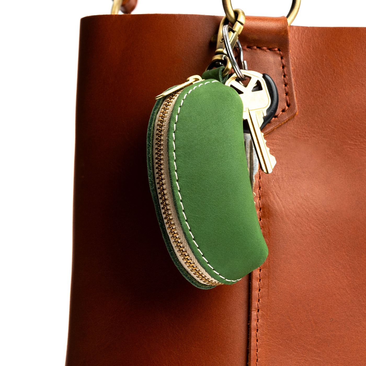 All Color: Succulent | Small taco shaped pouch, swivel lobster clasp