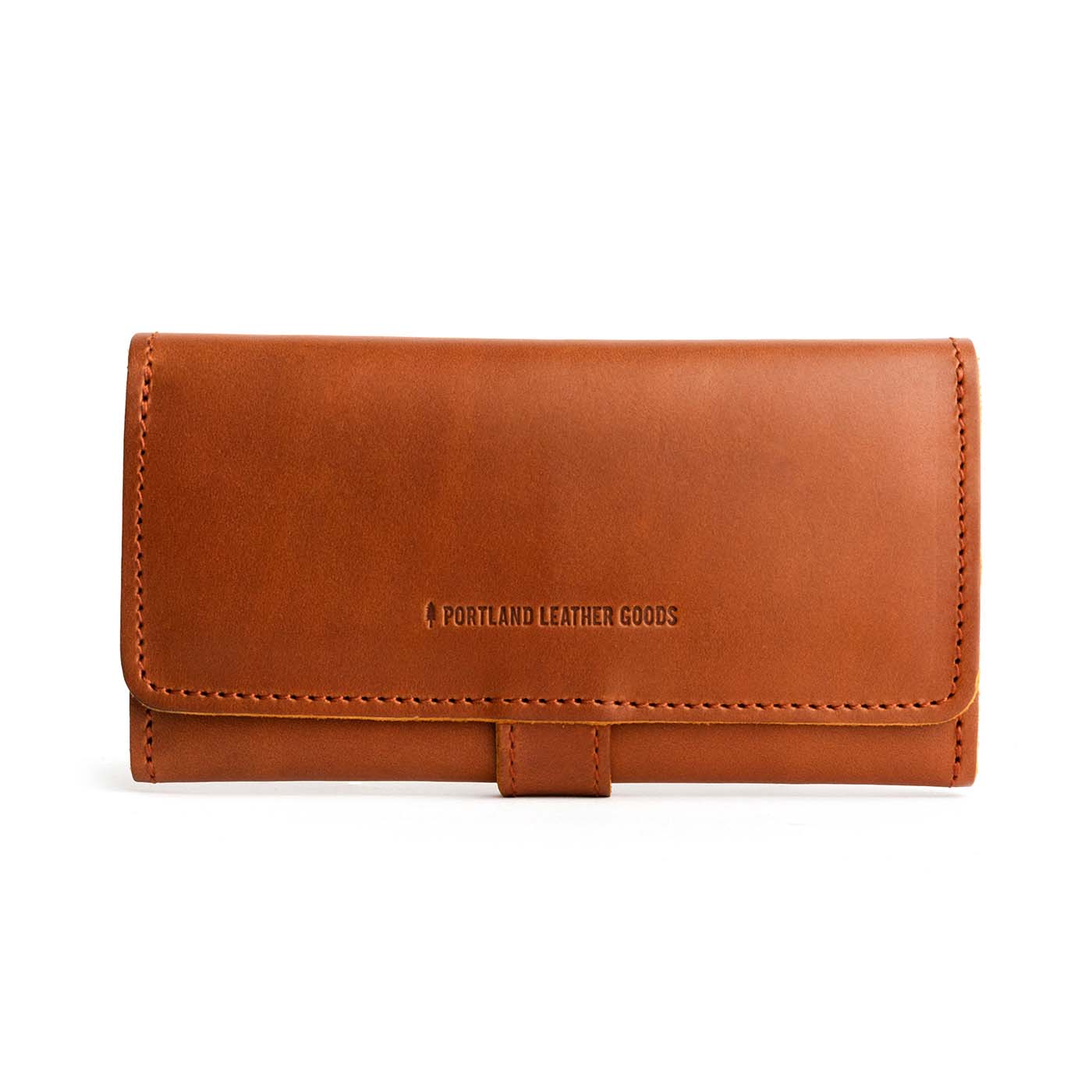 Honey | Backside of leather wallet