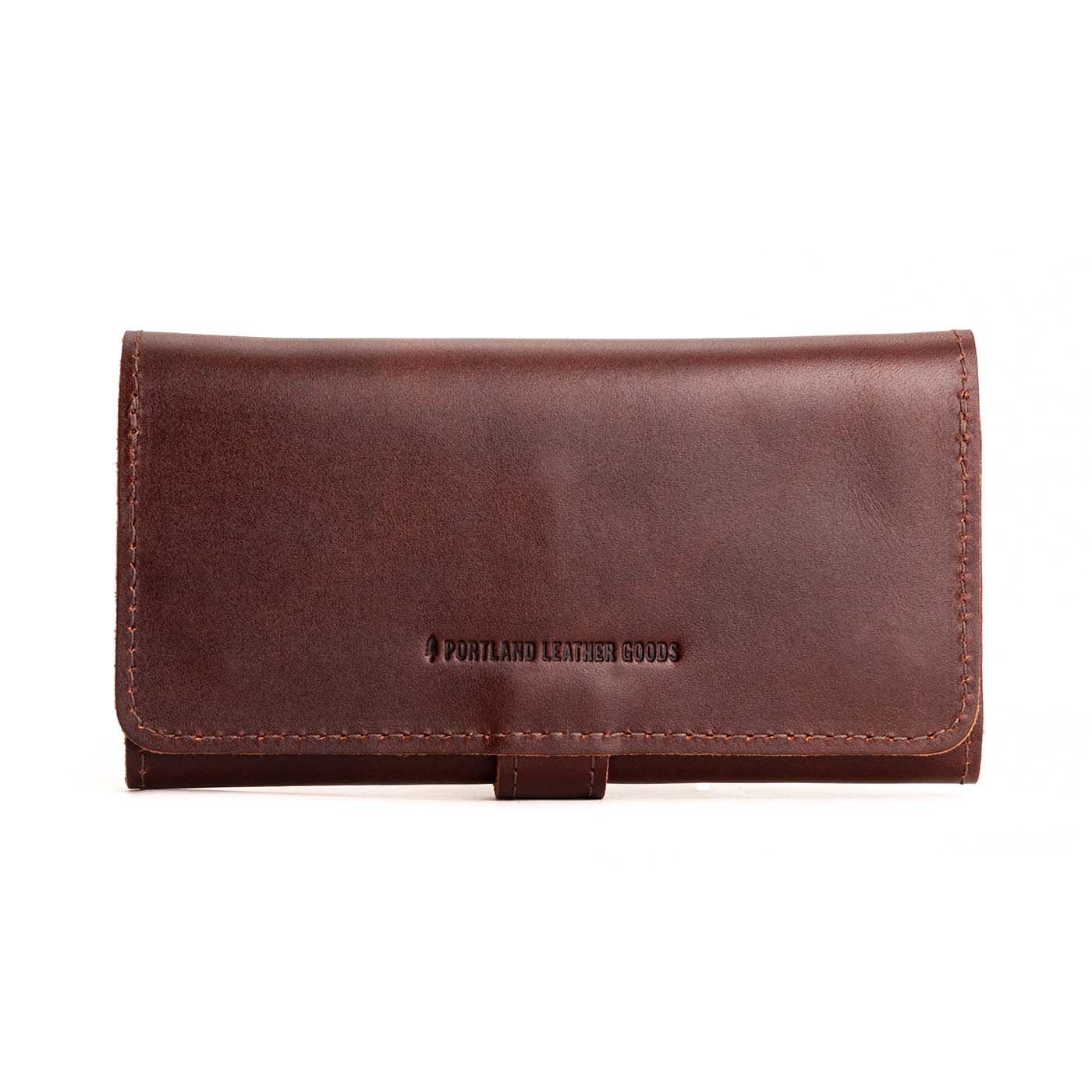 Cognac | Backside of leather wallet