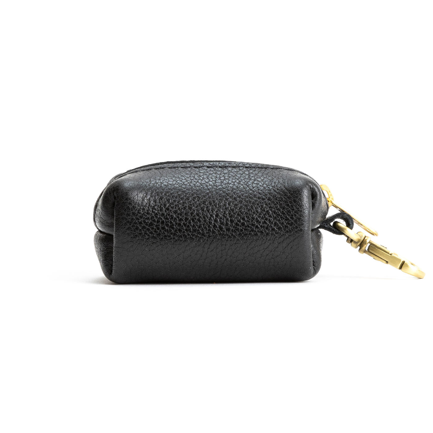 All Color: Pebbled--black | Leather small keychain pouch