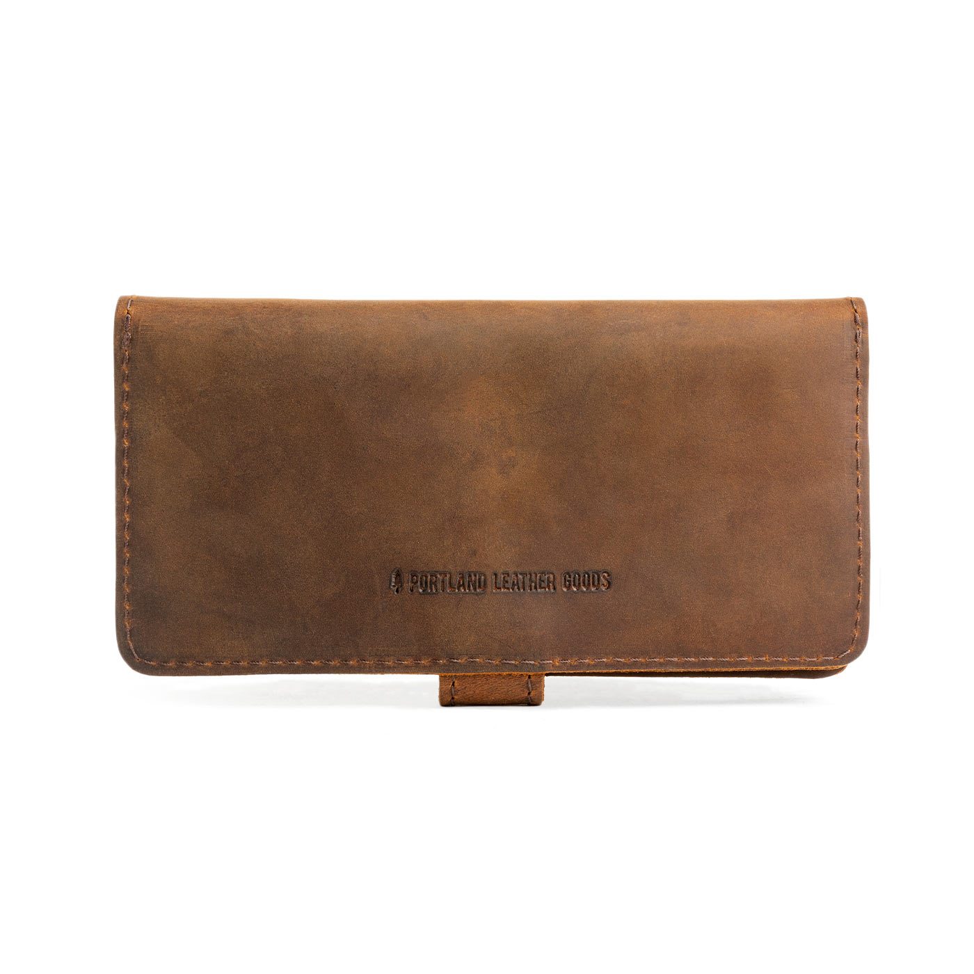 Canyon | Back of closed leather wallet