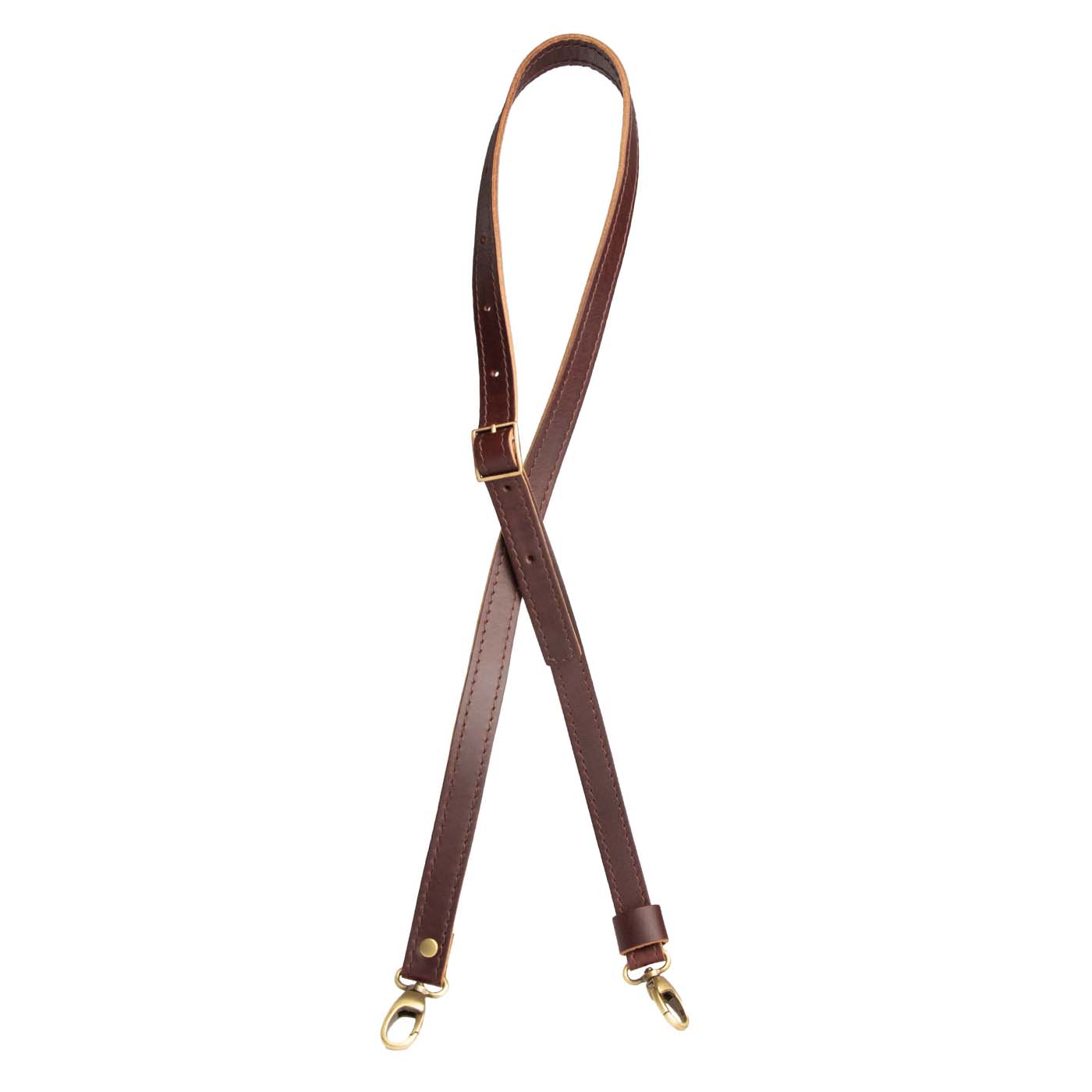 All Color: Cognac | leather crossbody strap