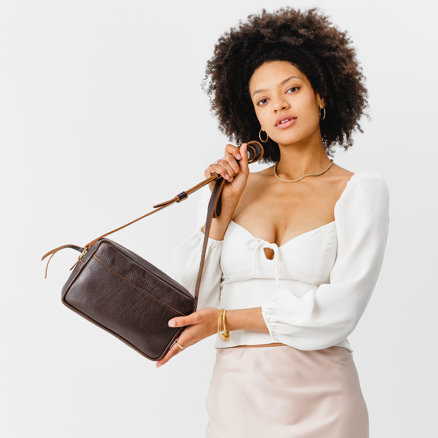 Coldbrew*Large | Mid-size rectangular crossbody with adjustable strap