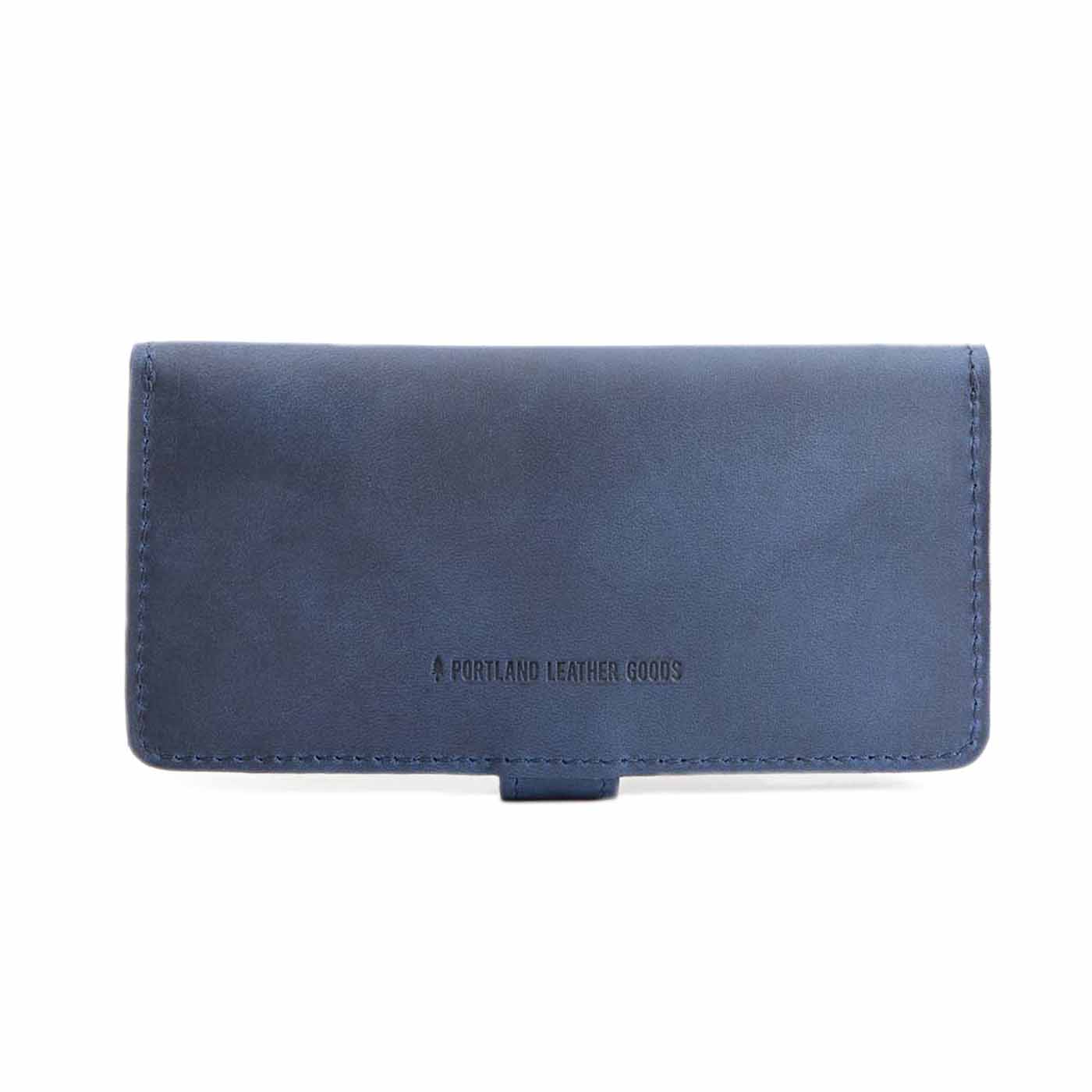 Deep Water | Back of leather wallet closed