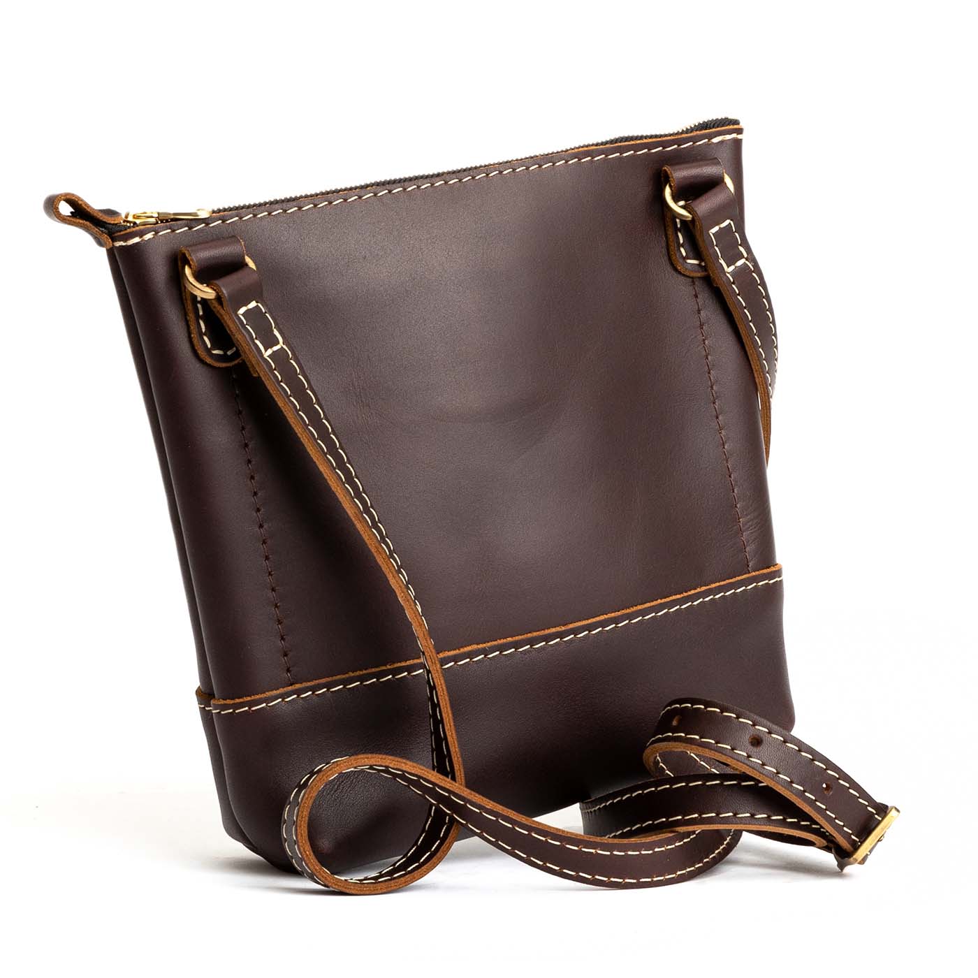  Grizzly  | Small rectangular crossbody purse with top zipper and interior pocket