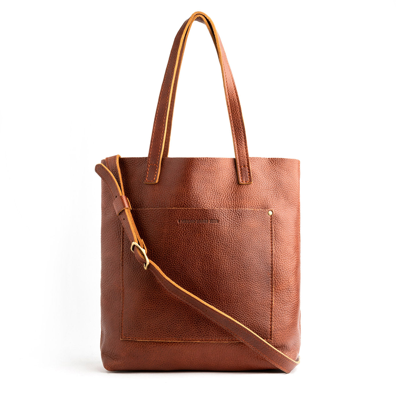 Nutmeg Classic | Medium Tote with dual shoulder straps and crossbody strap