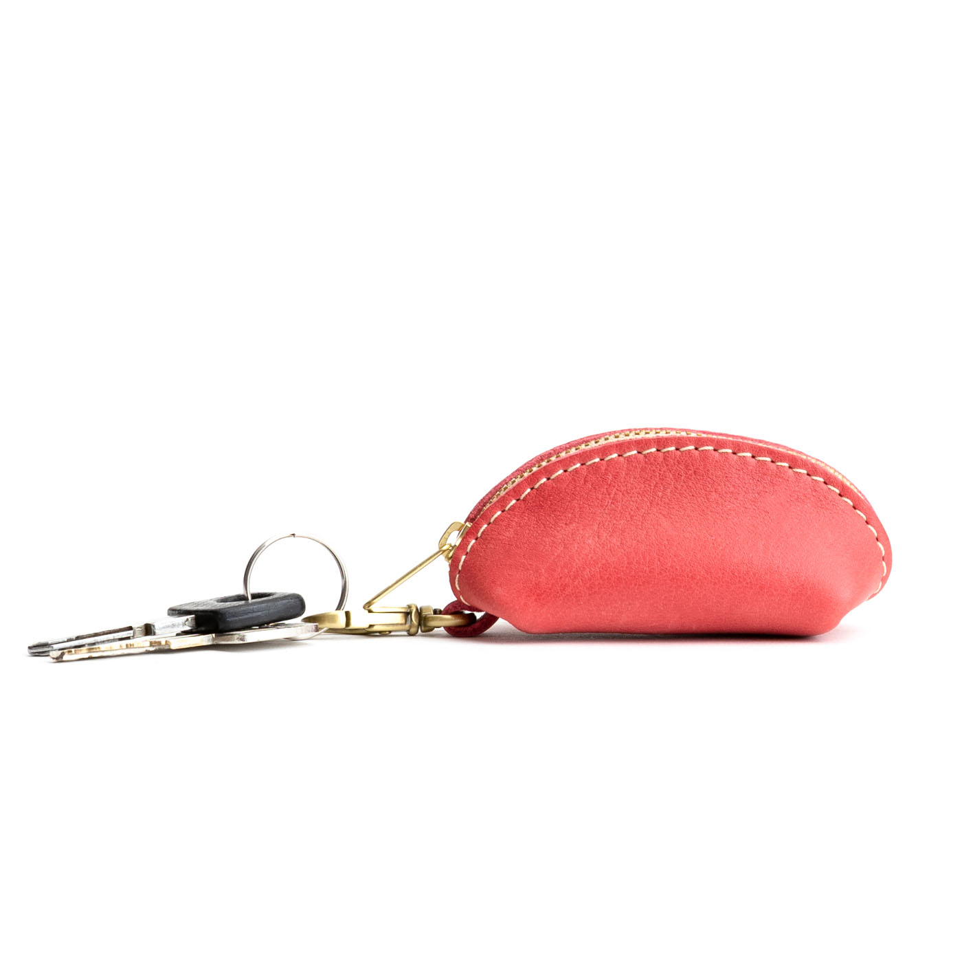 All Color: Sugar | Small taco shaped pouch, swivel lobster clasp